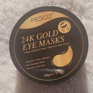 24K gold eye mask